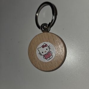 Hello Kitty Customize Wooden Keychain I Make